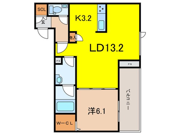 Palacieloの物件間取画像